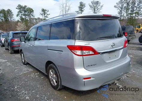 2017 Nissan Quest Sv z USA, uszkodzony, nr VIN JN8AE2KP7H9170041